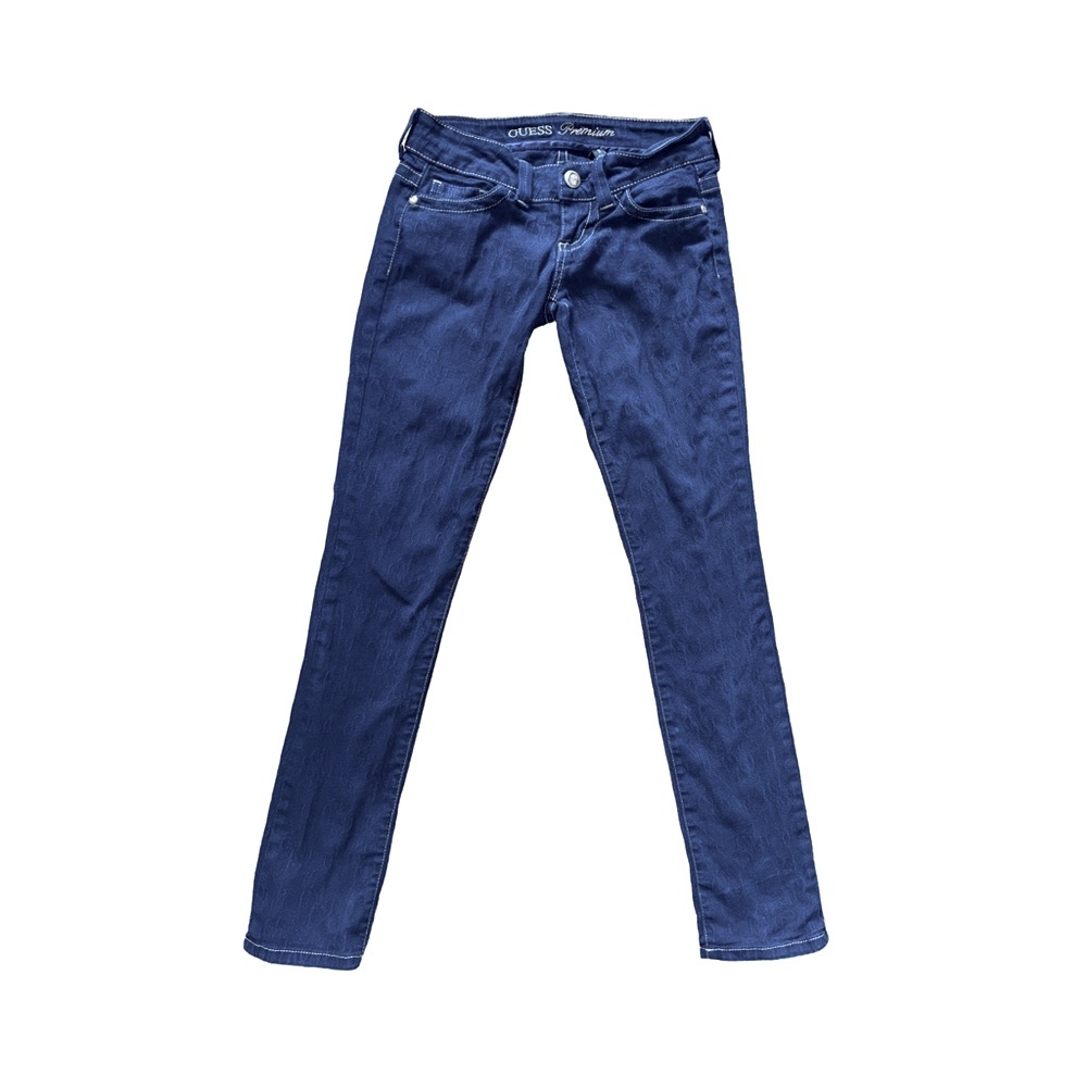 GUESS Premium Logo-Embossed Jeans
